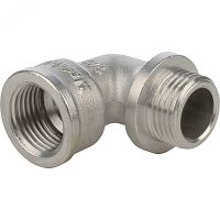 Угольник НВ 1/2 с упором, никелированный | код SFT-0016-000012 | STOUT