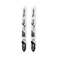 Пилка для электролобзика по металлу T118G 76 мм 25 зубьев на дюйм 0,9-1,2 мм (2 шт./уп.) Kranz | код KR-92-0315 | KRANZ