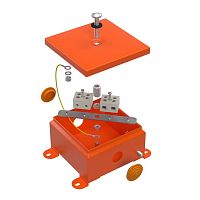 Коробка металлическая огнестойкая 70-0360-FR10.0-4 Е15-Е120 110х110х65 (12 шт/кор) Промрукав | код 70-0360-FR10.0-4 | ПРОМРУКАВ