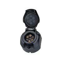 Розетка фаркопа 12В 7 контактов пластик Rexant 16-0321