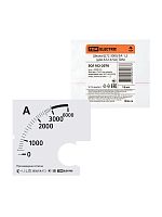 Шкала Ш72 3000/5А-1,5 (для А72 Х/5А) TDM | код SQ1102-2070 | TDM