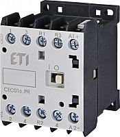 Контактор миниатюрный CEC 16.PR 230V AC (16A, 7,5kW, AC3) 4р (2н.о.+2н.з.) | код 004641207 | ETI