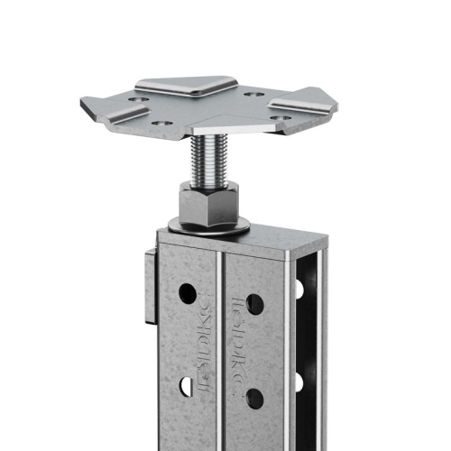 Стойка фальшпола двойная, длина 1925 мм, регулировка 1895-1955 мм | код STD1925 | DKC фото 3