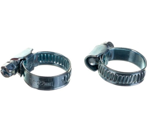 Хомут червячный 12-22/9 W1 оцинкованная сталь 1Л 12-22-7 ГОСТ 28191-89 | код H12-22ECO41 | Мир хомутов