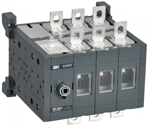 KARAT Выкл-разъед. ВРК реверс. без рукоятки 3P 200А IEK | код KA-VR20-3-0200 | IEK KARAT Выкл-разъед. ВРК реверс. без рукоятки 3P 200А IEK | код KA-VR20-3-0200 | IEK
