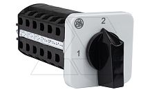 Переключатель BS 16 71K U, 6P, 20A, тип 1-2 (90°), 6NO на 1_2, без перемычек, на дверь, фронт IP41 | код EAC602955R | Rade Koncar