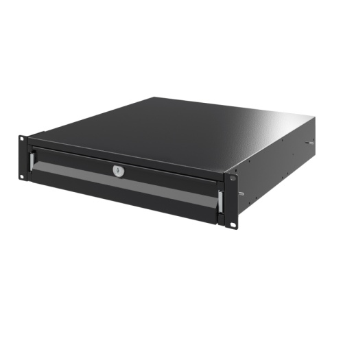 Ящик выдвижной 19 2U, глубина 300мм, RAL9005 | код R5ITCPD2HEB | DKC Ящик выдвижной 19 2U, глубина 300мм, RAL9005 | код R5ITCPD2HEB | DKC