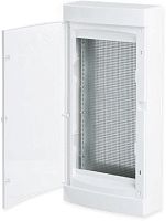 Щит слаботочный навесной Unix белая дверь 4габаритIP40 PROxima | код ux-4m-nw | EKF