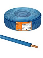 Провод ПуВнг(А)-LS 1х4,0 ГОСТ (на катушке 450м), синий TDM | код SQ0124-0103 | РЭМЗ ТМ