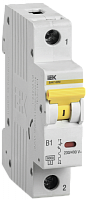 Выключатель автоматический однополюсный ВА47-60M 1Р 2А 6кА С | код. MVA31-1-002-C | IEK 