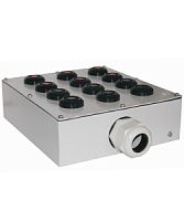 Пост управления ПКУ-15-21.441-54У2 (8*КЕ081/2(1з+1р) черная + 8*КЕ081/2(1з+1р) красная + PG-36) (ЭТ) | код ET008532 | Электротехник