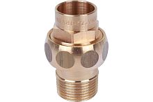 Сгон самоуплотняющийся бронза пайка 22 х 3/4' НР, модель 4341g (143412234) | код RG008TBBU5PJG5 | Sanha