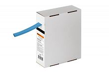 Термоусаживаемая трубка ТУТнг 12/6 синяя в коробке (10 м/упак) TDM | код SQ0518-0432 | TDM