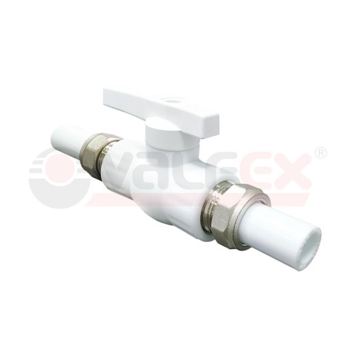 Кран шаровой 20х3/4дюйм полнопроходной с двусторонним разъемным соединением (32/8) бел. | код 20246020 | VALFEX Кран шаровой 20х3/4дюйм полнопроходной с двусторонним разъемным соединением (32/8) бел. | код 20246020 | VALFEX