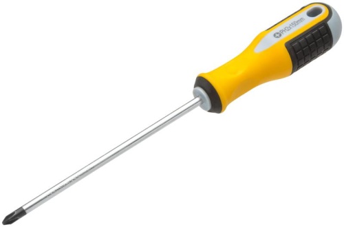 Отвертка ''Старт'', CrV сталь, прорезиненная ручка 6х150 мм РН2 | код 55178 | FIT фото 2