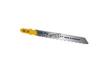 Пилка для лобзика HC 12 х 5 шт (аналог T101B) для дерева до 30мм, пластмассы (чистый рез)новинка | код. 211000005 | WILPU