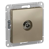 Розетка TV ATLASDESIGN, одиночная, шампань | код. ATN000593 | Schneider Electric