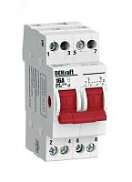 Выключатель-разъединитель трехпозиционный 2P 16A ВР-103 | код 17206DEK | Dekraft