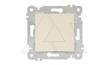 Rita - Выключатель двухполюсный, пруж. зажимы, сл.кость | код 2200-405-0102 | Mutlusan