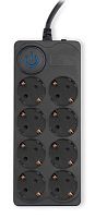 Сетевой фильтр Ippon BK-8-EU-3-10-B 3м (8 розеток) черный (коробка) | код 1804815 | IPPON