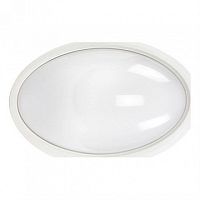 Светильник светодиодный ДПО 3040Д 12Вт 4500K IP54 овал белый пластик с ДД | код. LDPO0-3040D-12-4500-K01 | IEK