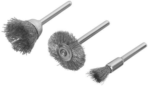 Корщетки стальные набор 3 шт | код 36903 | FIT фото 2