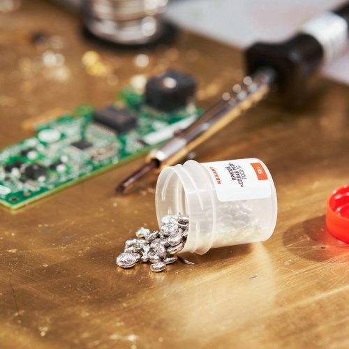 Припой Сплав Розе, 50 г, (олово 25%, свинец 25%, Висмут 50%) | код 09-3490 | REXANT фото 4