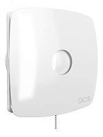 Вентилятор осевой вытяжной с обратным клапаном и шнуровым тяговым выключателем D125 | код RIO 5C-02 | DiCiTi