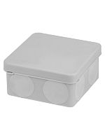 Распаячная коробка, двухкомпонентная, ОП 80х80х40 мм, IP66, 8 вх., серая, инд. штрихкод TDM | код SQ1401-2512 | TDM