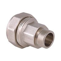 Соединитель для стальных труб Ду15 с переходом на нар. р. 1/2" | код. VTr.801.N.0404 | VALTEC