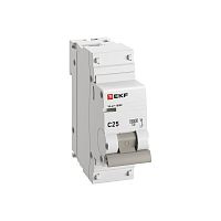 Автоматический выключатель 1P 25А (C) 10kA ВА 47-100M без теплового расцепителя PROxima | код mcb47100m-1-25C-pro | EKF