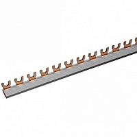 Шина соединительная типа FORK для 1-ф нагр. 100А 54 мод. | код. fork-01-100 | EKF