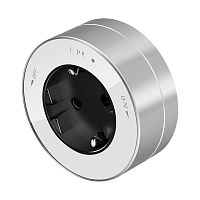 MultiTrack Розетка 2К+З круглая 16А/250В Белый | код MTK13001W | Systeme Electric