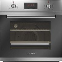 Духовой шкаф Электрический Darina 1U5 BDE 112 708 X5 нержавеющая сталь/черный | код 1067773 | DARINA