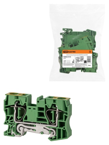 Зажим клеммный безвинтовой (ЗКБ) PEN 16мм2 TDM | код SQ0822-0143 | TDM Зажим клеммный безвинтовой (ЗКБ) PEN 16мм2 TDM | код SQ0822-0143 | TDM