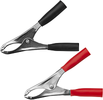 Зажим "крокодил" 15А 90 181 OAC-15A-75-H2 (уп.2шт) ОНЛАЙТ 90181