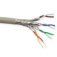 Кабель LANMASTER SSTP, 4 пары, кат. 6, 250Mhz, LSZH, серый, 305 м | код LAN-6ESSTP-LSZH-GY | LANMASTER