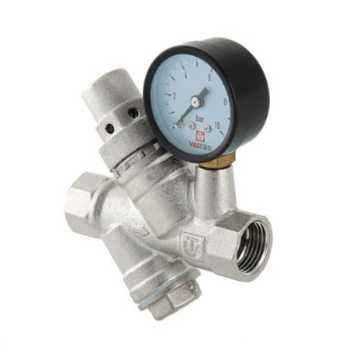 Редуктор давления с фильтром и манометром, от 2 до 5 бар 1/2" | код. VT.082.N.04 | VALTEC Редуктор давления с фильтром и манометром, от 2 до 5 бар 1/2" | код. VT.082.N.04 | VALTEC