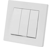 Выключатель 3-х кл. 10А белый Сенеж TDM | код SQ1816-0012 | TDM