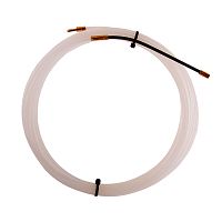 Протяжка кабельная REXANT (мини УЗК в бухте), 5 м нейлон, d=3 мм, латунный наконечник, заглушка | код 47-1005-1 | REXANT