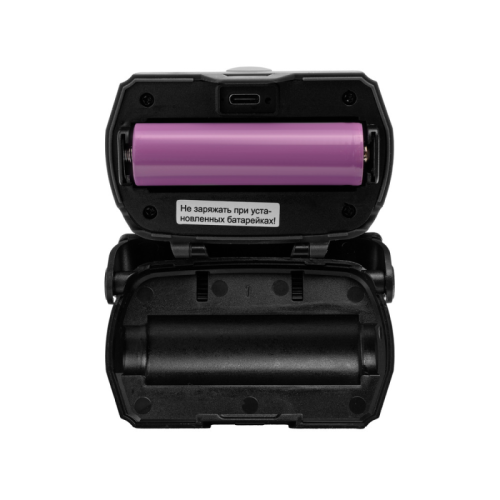 Фонарь налобный LED53413 аккум. 3.7В COB+LED 3Вт 3 реж. 3 x AAA Type-C блист карбон Camelion 15765 фото 9