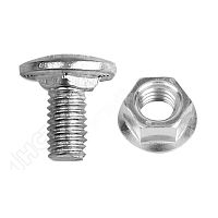 Комплект соединительный (Винт М6х10+гайка М6 DIN 6923) (100 шт/уп) Промрукав | код PR08.2408 | ПРОМРУКАВ