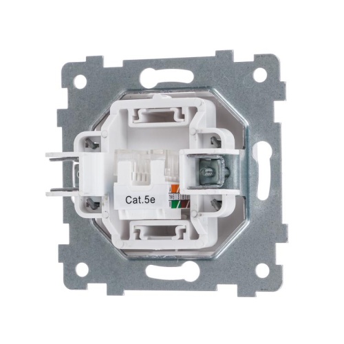 Розетка компьютерная 1-м Мария РК1-455 RJ45 кат.5E механизм сл. кость Кунцево 120003 фото 3