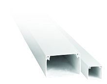 Канал кабельный (12х12) (200 м) белый Basic | код kk-12-12-basic | EKF