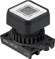 Световой индикатор L2RR-L4WL, квадратный ?30мм цвет белый 110...230В 50/60Гц, монтажное отверстие ?22/25мм | код A8026-A5550009713 | РЕЛЕ И АВТОМАТИКА