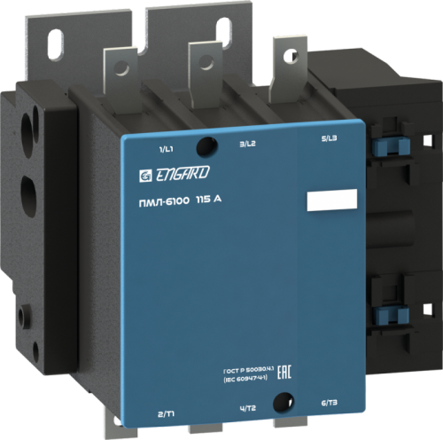 Контактор электромагнитный ПМЛ-6100 115A 400B НО | код PML-610040-115 | Engard Контактор электромагнитный ПМЛ-6100 115A 400B НО | код PML-610040-115 | Engard
