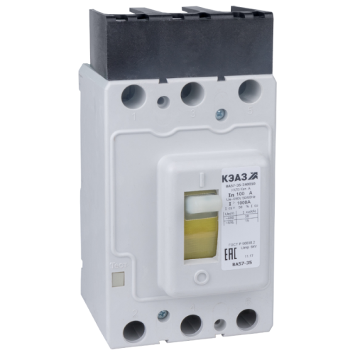 Автоматический выключатель ВА57-35-341210-63А-800-690AC-НР230AC/220DC-УХЛ3-КЗ№6-КЭАЗ (1 шт.) КЭАЗ | код 254909 | КЭАЗ Автоматический выключатель ВА57-35-341210-63А-800-690AC-НР230AC/220DC-УХЛ3-КЗ№6-КЭАЗ (1 шт.) КЭАЗ | код 254909 | КЭАЗ