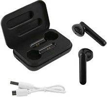 Гарнитура вкладыши Redline BHS-22 черный беспроводные bluetooth в ушной раковине (УТ000019148) | код 1210750 | REDLINE