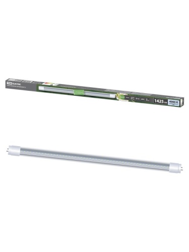 Лампа светодиодная линейная Т8 15 Вт, 230 В, 4000 К, G13, 600 мм, прозрачная TDM | код SQ0340-0366 | TDM Лампа светодиодная линейная Т8 15 Вт, 230 В, 4000 К, G13, 600 мм, прозрачная TDM | код SQ0340-0366 | TDM