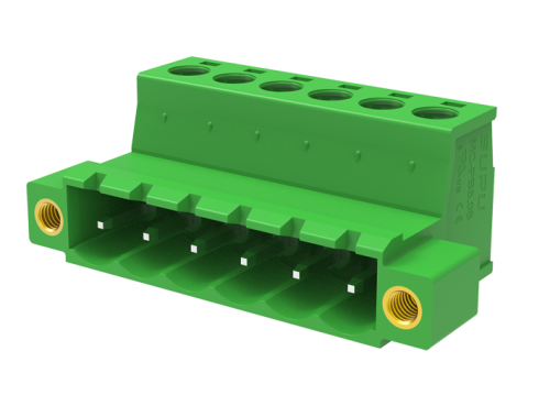 MC-PB5.08H22C-F Разъём штекерный MC, шаг 5.08мм,22 конт., фланц.,зел., шт | код MC-PB5.08H22C-F | SUPU